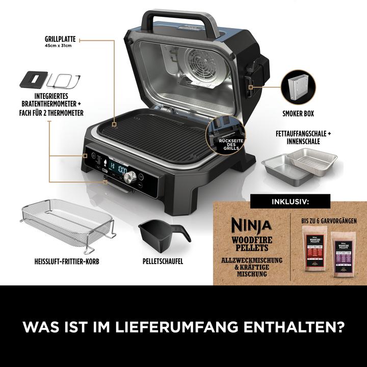 Actual product image Ninja Woodfire Pro Connect XL (1.70 kW)