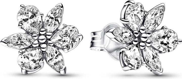 Pandora Funkelnde Herbarium Cluster Ohrringe (Sterling Silber 925)
