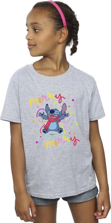 Image du produit Disney - T-shirt LILO & STITCH MERRY RAINBOW - Fille (128)