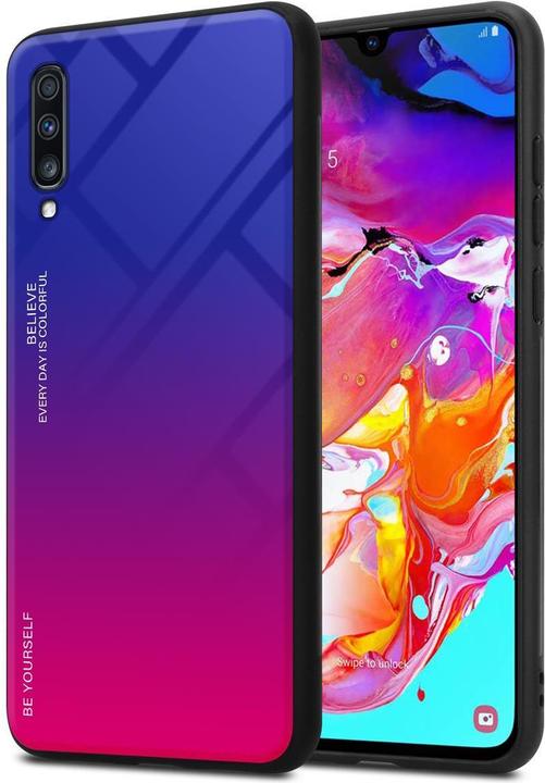 Produktbild Cadorabo TPU 2 Farben Glas Cover (Samsung Galaxy A70S, Samsung Galaxy A70)