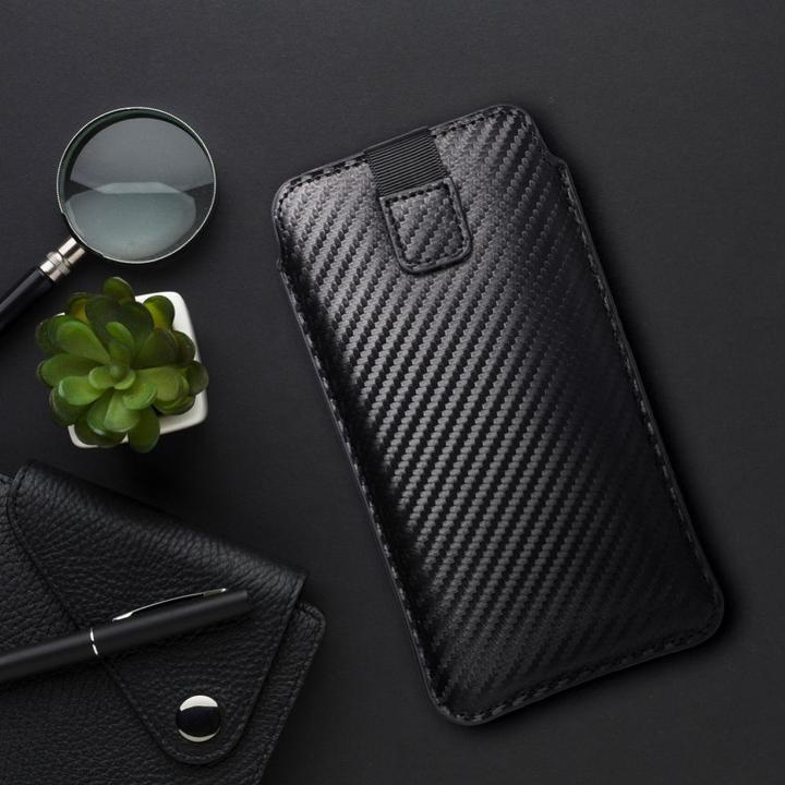 Immagine prodotto Forcell Back panel cover OEM POCKET Carbon Universal Case - Size 02 - for IPHONE IPHONE 5 / 5S / 5SE / 5C (Apple iPhone 5)