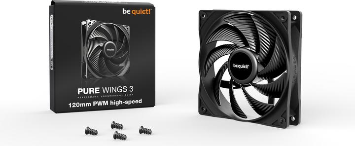 Actual product image be quiet! Pure Wings 3 PWM HS 120x120x25 (120 mm, 1 x)