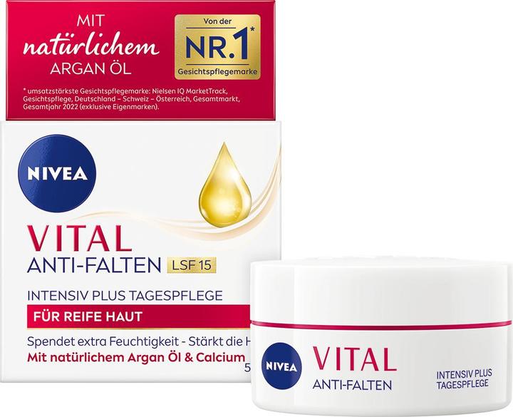 NIVEA Vital Anti-Age extra reichhaltige Tagescreme LSF 15 (50 ml, Tagescreme, SPF 15)
