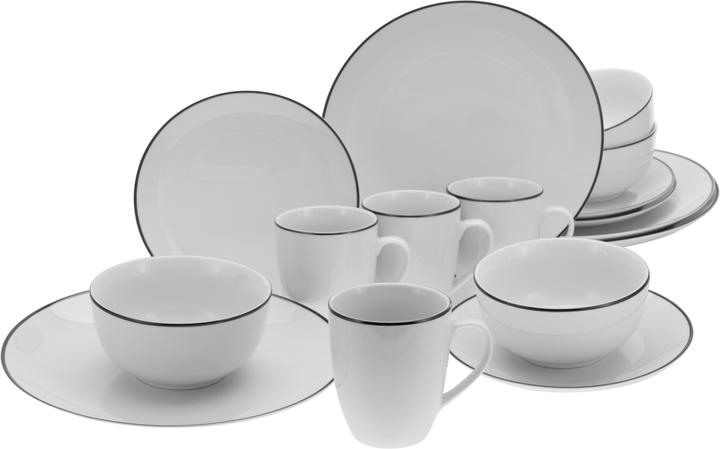 CreaTable Luna Black Line (16 Stück)