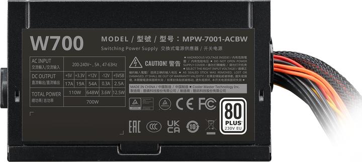 Actual product image Cooler Master Power supply CoolerMaster 700W Elite NEX W700 (700 W)