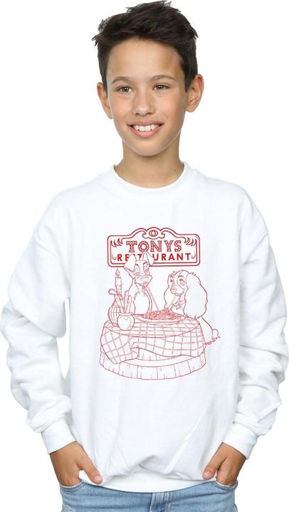 Actual product image Disney Boys Lady And The Tramp That's Amore Sweatshirt (140, 146)