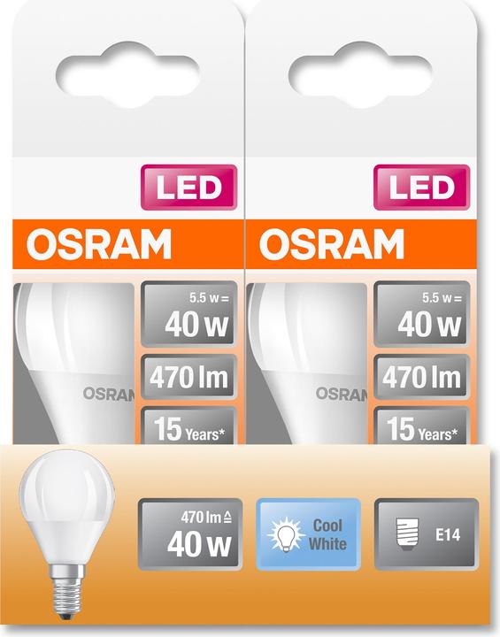 Immagine prodotto Osram Star Classic P (E14, 40 W, 470 lm, 1 x, F)