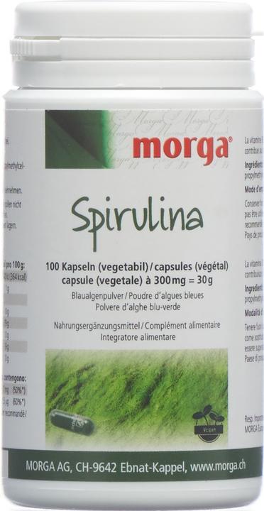 Image du produit Morga Capsules de spiruline (100 pièce(s), Capsules, 300 g)
