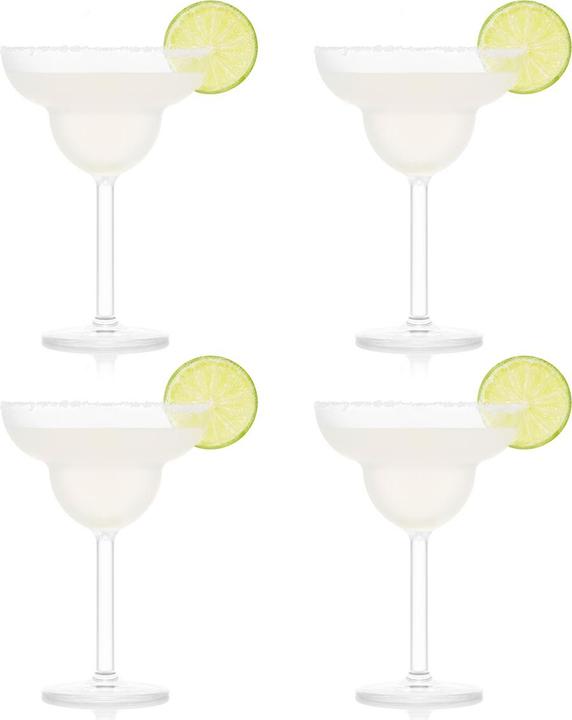 Actual product image Bodum 4 Margarita glasses made of resistant and reusable plastic (Margarita glasses)