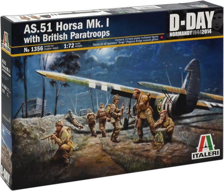 Produktbild 1:72 AS.51 HORSA Mk.I/II&Brit.Fallschirm