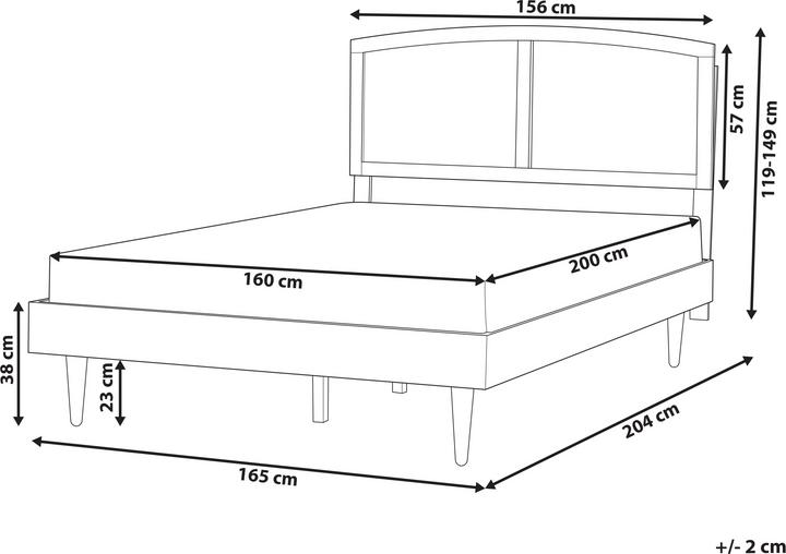 Actual product image Beliani Varzy (160 x 200 cm)