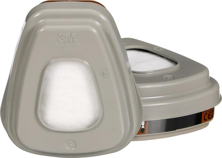 Image du produit 3M Filtre de rechange pour demi-masque respiratoire 6002C (A2P2, 2 x)
