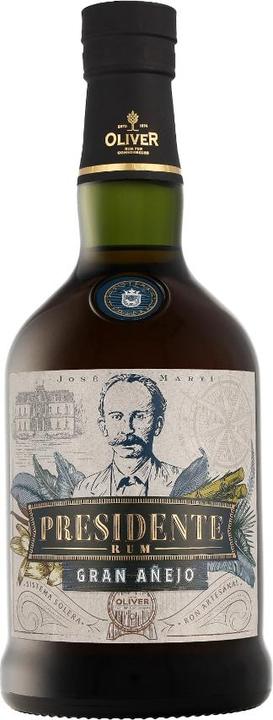 Actual product image Presidente Marti Gran Añejo Ultra Premium Rum 40% Vol. 0,7l