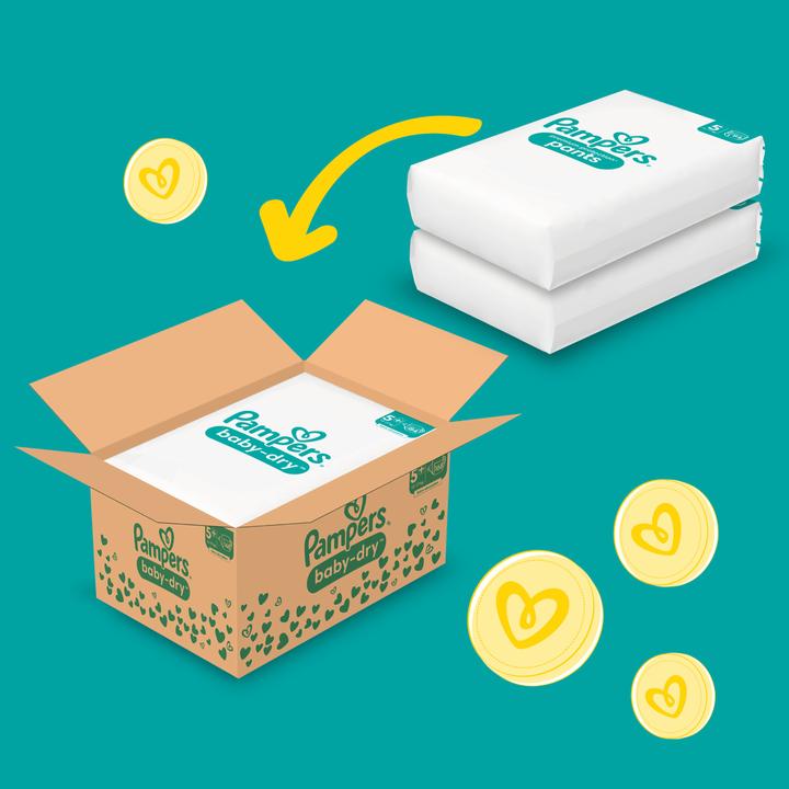 Produktbild Pampers Baby-Dry (Gr. 5+, Monatsbox, 168 Stück)