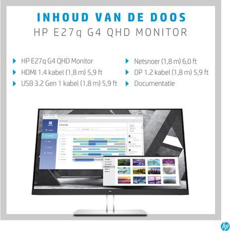 Image du produit HP E27Q G4 (2560 x 1440 pixels, 27")