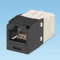 Image du produit Panduit UTP RJ45 TG-MiniJack cat 6, Noir, Blanc