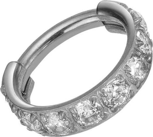 Actual product image Bijouteria Ear piercing (Titanium, Crystal)