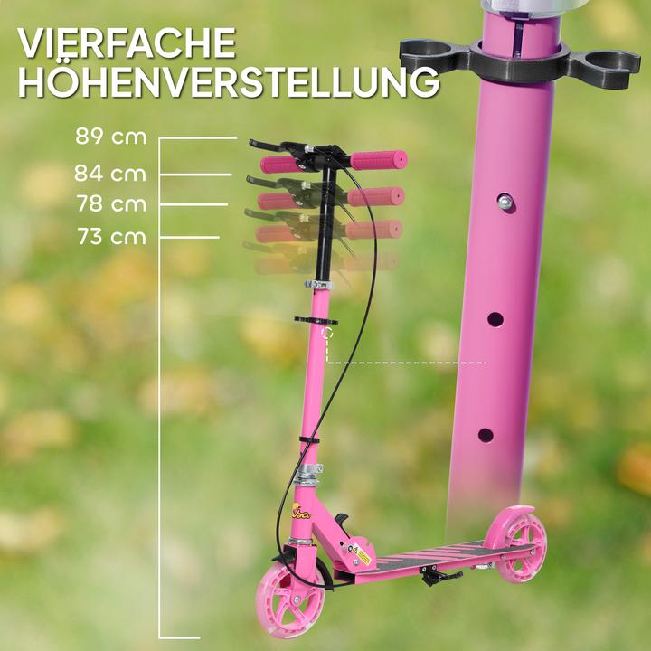 Produktbild Aiyaplay Kinderscooter Kunststoff, Metall Rosa