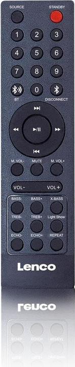 Produktbild Lenco Bluetooth Speaker PA-100 Party Speaker Schwarz (14 h, Batteriebetrieb)