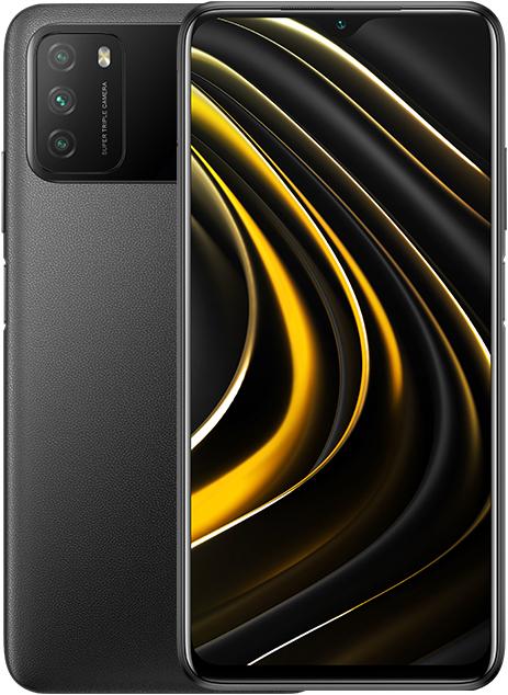 Xiaomi Poco M3 (128 GB, Power Black, 6.53", Dual SIM + SD, 48 Mpx, 4G)