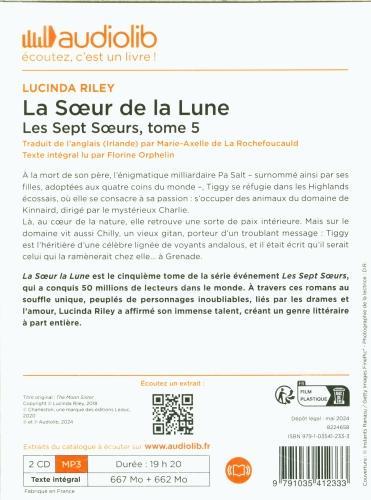 Produktbild Les sept soeurs. Tome 5: La soeur de la lune (Riley Lucinda, Französisch)