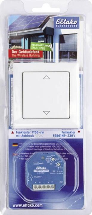 Actual product image Eltako BPB55 blister pack shading