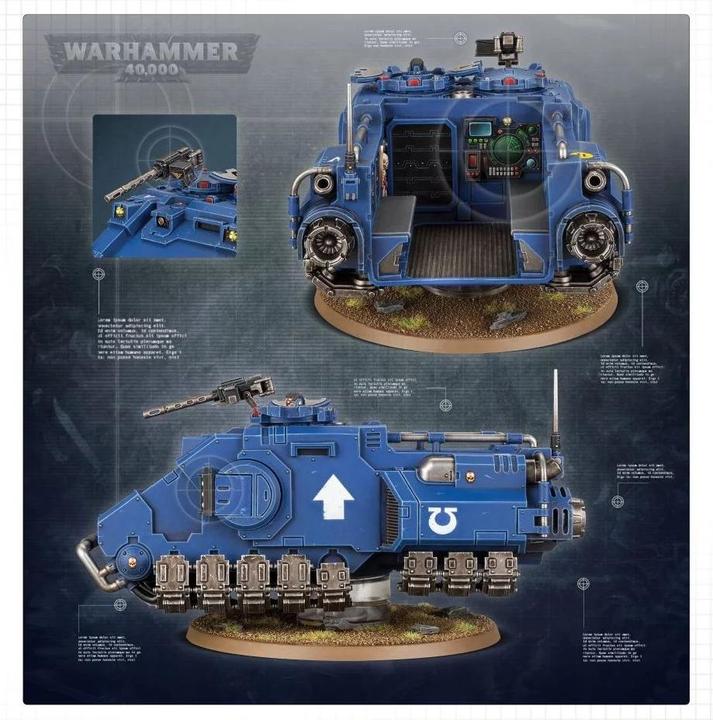 Produktbild Games Workshop Warhammer 40k - Space Marine Primaris Impulsor (Kunststoff)
