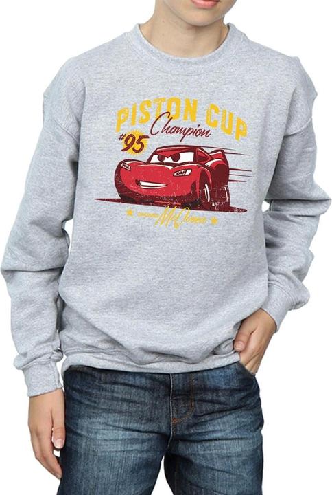 Actual product image Disney Boys Cars Piston Cup Champion Sweatshirt (128)