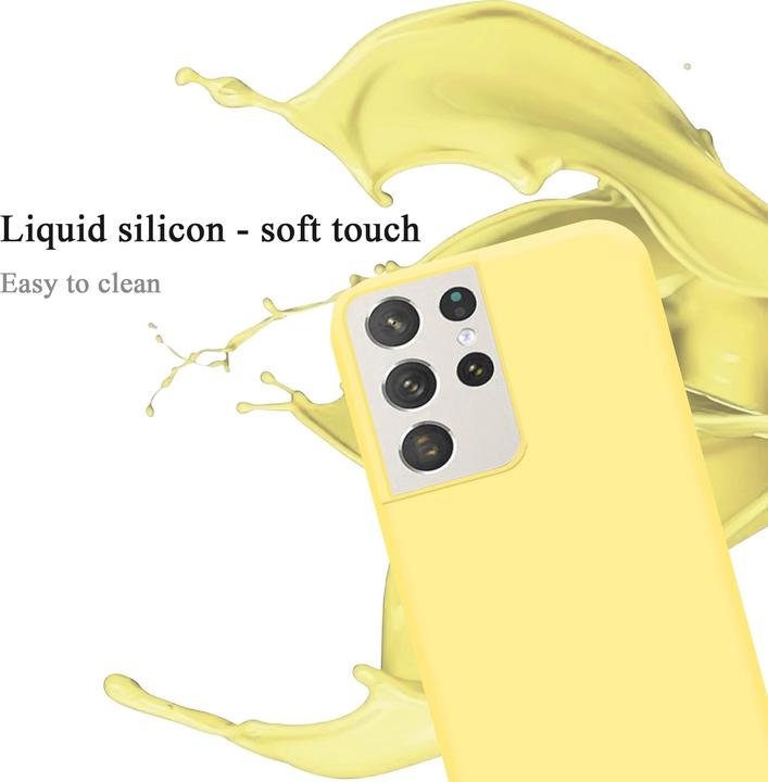 Actual product image Cadorabo TPU Liquid Silicone Case Cover (Samsung Galaxy S21 Ultra)