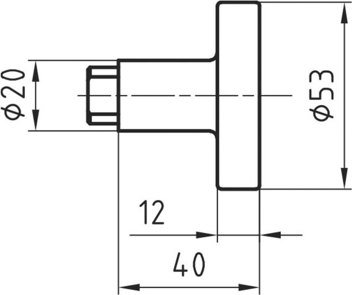 Produktbild Glutz Türknopf 5836 (Türknopf)