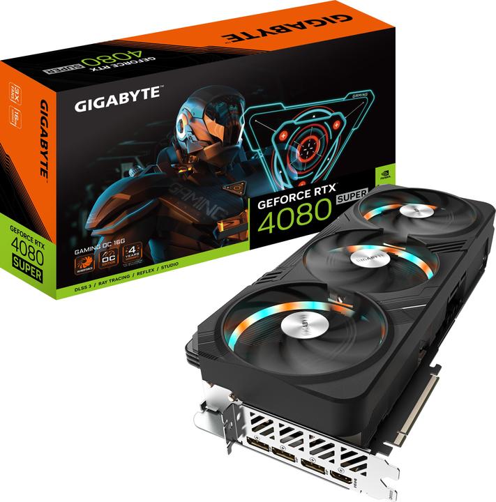 Actual product image Gigabyte GeForce RTX 4080 SUPER GAMING OC 16G (16 GB)