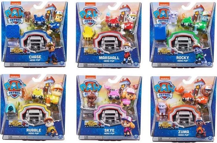 Actual product image Spin Master Master Carton PAW Patrol Big Rig Hero Pups Assortment