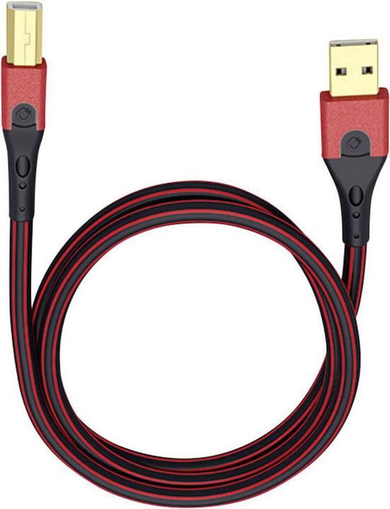 Oehlbach Câble de connexion USB 2.0 A/B "USB Evolution B" 1.00 m (1 m, USB 2.0)