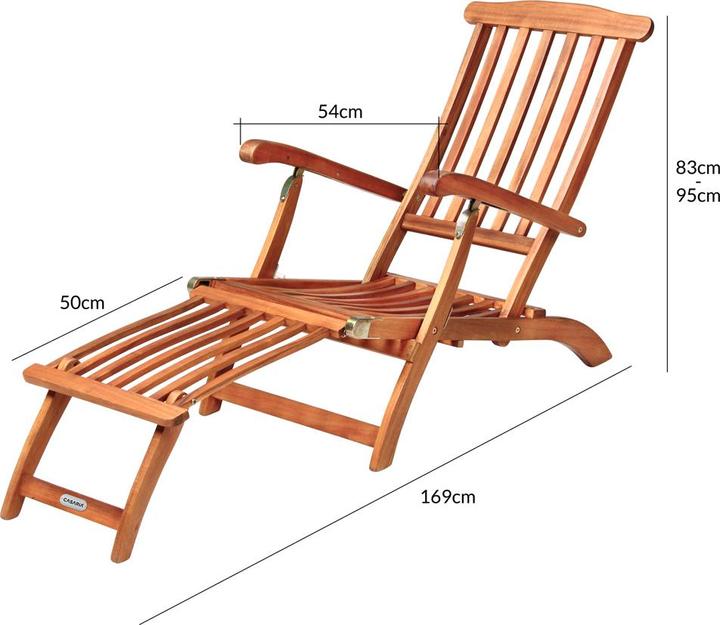 Immagine prodotto Casaria Sedia a sdraio (167 cm)