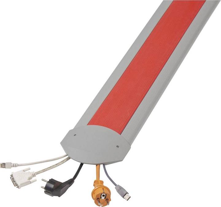 Red, Light grey