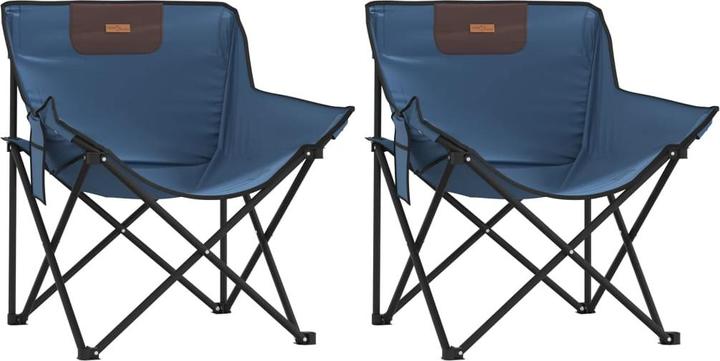 Actual product image VidaXL Camping chairs 2 pcs. with folding bag