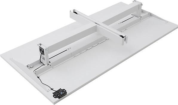 Produktbild FM Büromöbel Schreibtisch BOTTOM-UP silver