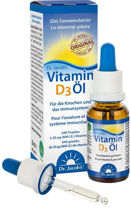 Produktbild Dr. Jacob's Vitamin D3 Öl (1 Stück, Tropfen, 70 g)