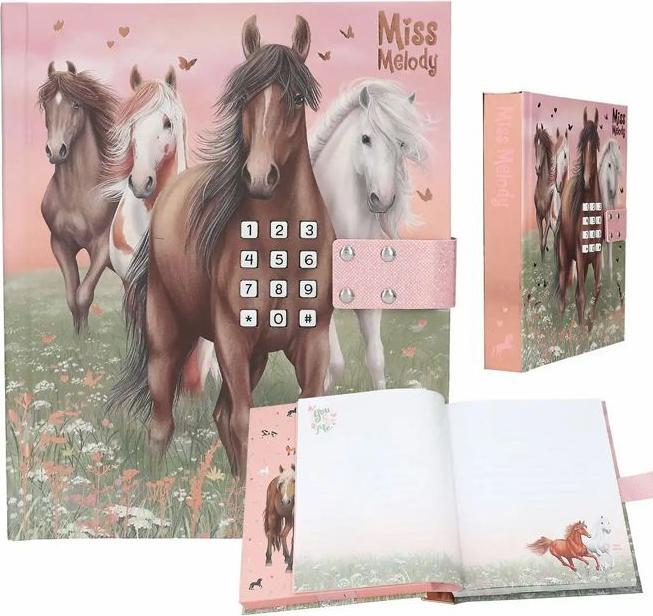 Image du produit Magni Miss Melody (15 x 18 cm, À rayures, Couverture rigide)