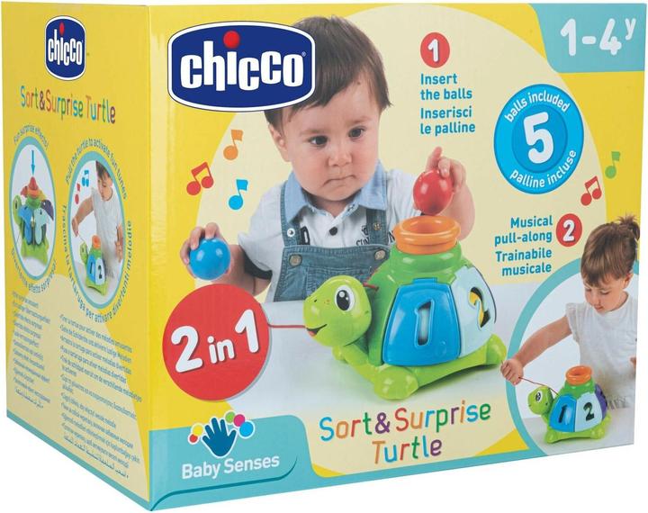 Produktbild Chicco Nachziehspielzeug Sortier-Schildkröte zum Ziehen