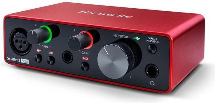 Actual product image Focusrite Scarlett solo 3rd gene (USB)
