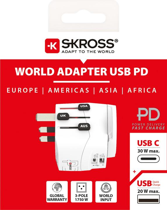 Actual product image Skross PRO Light USB AC30PD