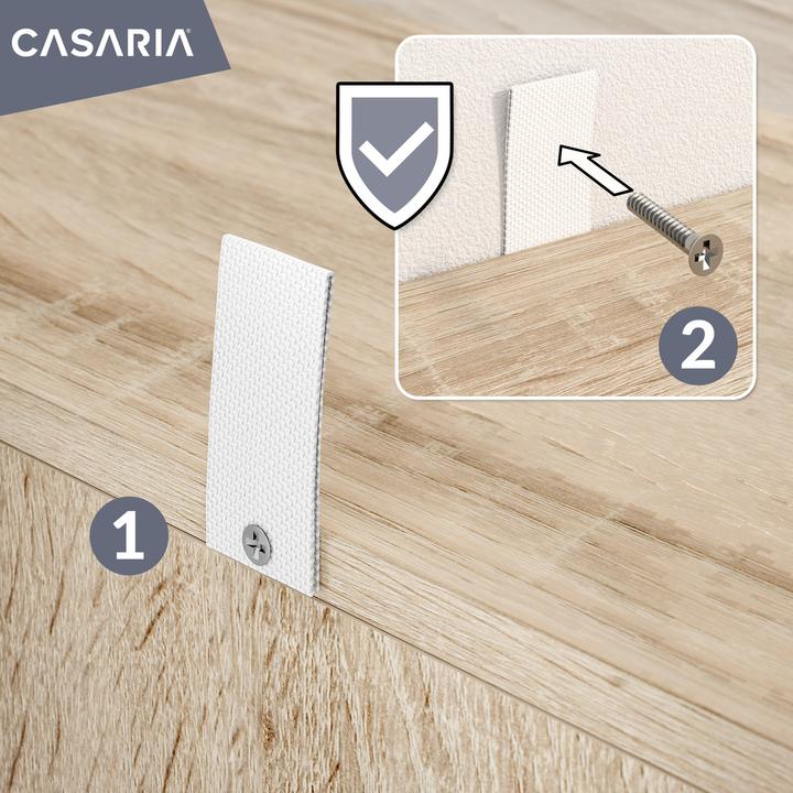 Actual product image Casaria Bookcase (115 x 60 x 31 cm)