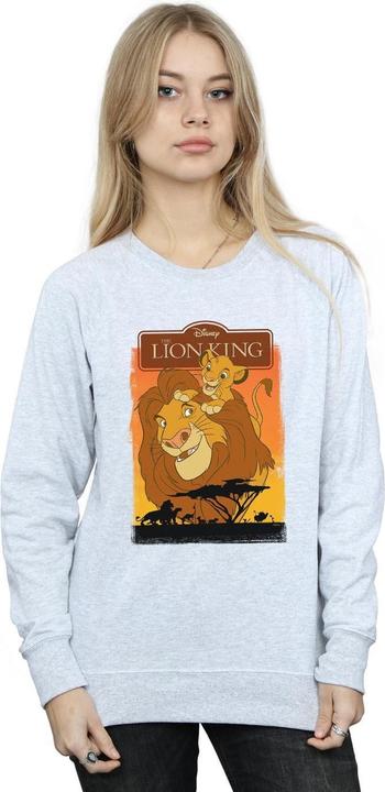 Actual product image Disney Womens/Ladies The Lion King Simba And Mufasa Sweatshirt (L)