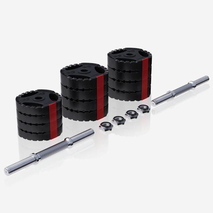 Image du produit Gorilla Sports Ensemble d'haltères (8 x 2,5 kg, 4 x 1,25 kg)
