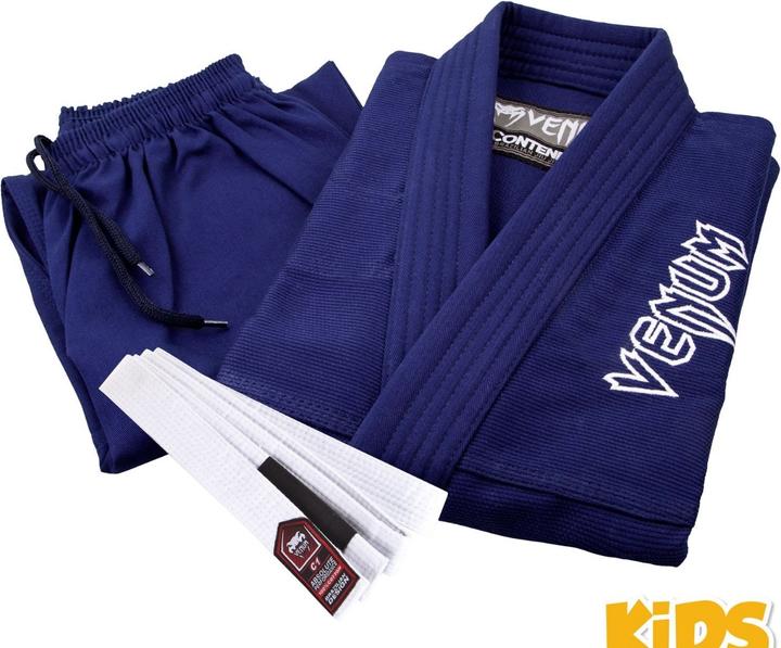 Immagine prodotto Venum Contender Kids BJJ GI Navy Blue (140, 146)