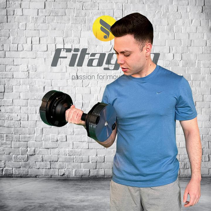 Image du produit Fitagon Haltère court réglable Pro (1 x 24 kg)