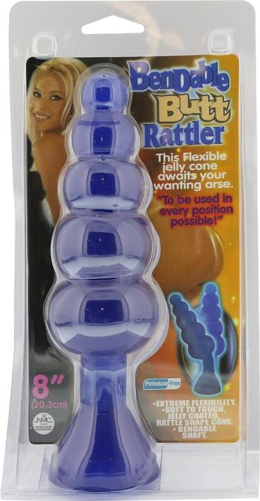 Actual product image NMC Bendable Butt Rattler blue ca.20.3cm