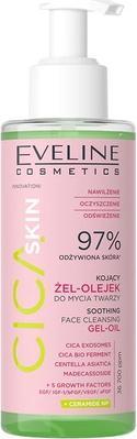 Actual product image Eveline Cica Skin Cleansing Gel-Oil For Face Washing 145ml (Gel, 145 ml)
