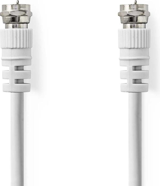 Produktbild Nedis Satelliten- und Antennenkabel | F Stecker | F Stecker | Vernickelt | 75 Ohm | Doppelt geschirm (75 dB, Antennenkabel)